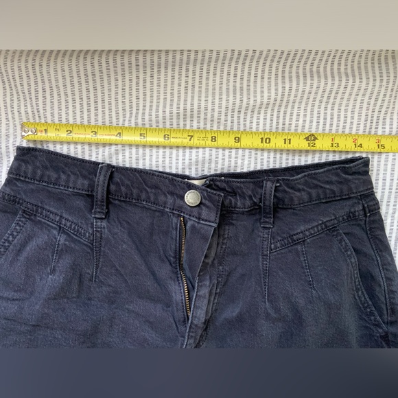 Black Denim Shorts NWOT - Picture 4 of 5